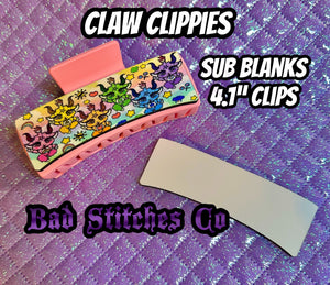 Claw Clip Sublimation Blanks