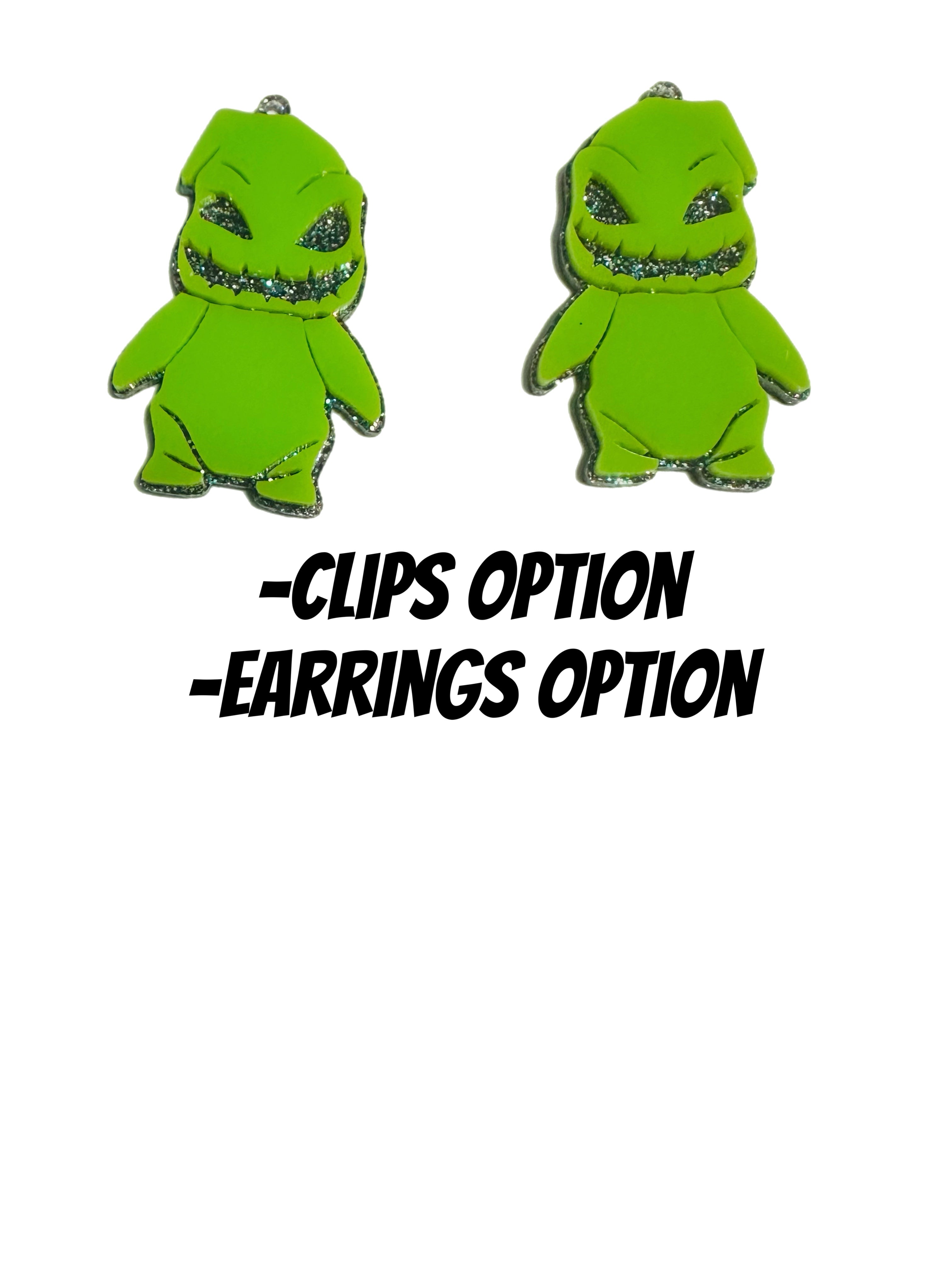 Oogie earrings /clips