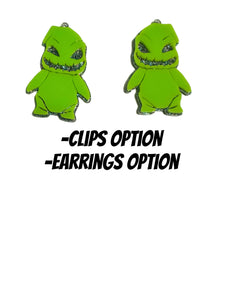 Oogie earrings /clips