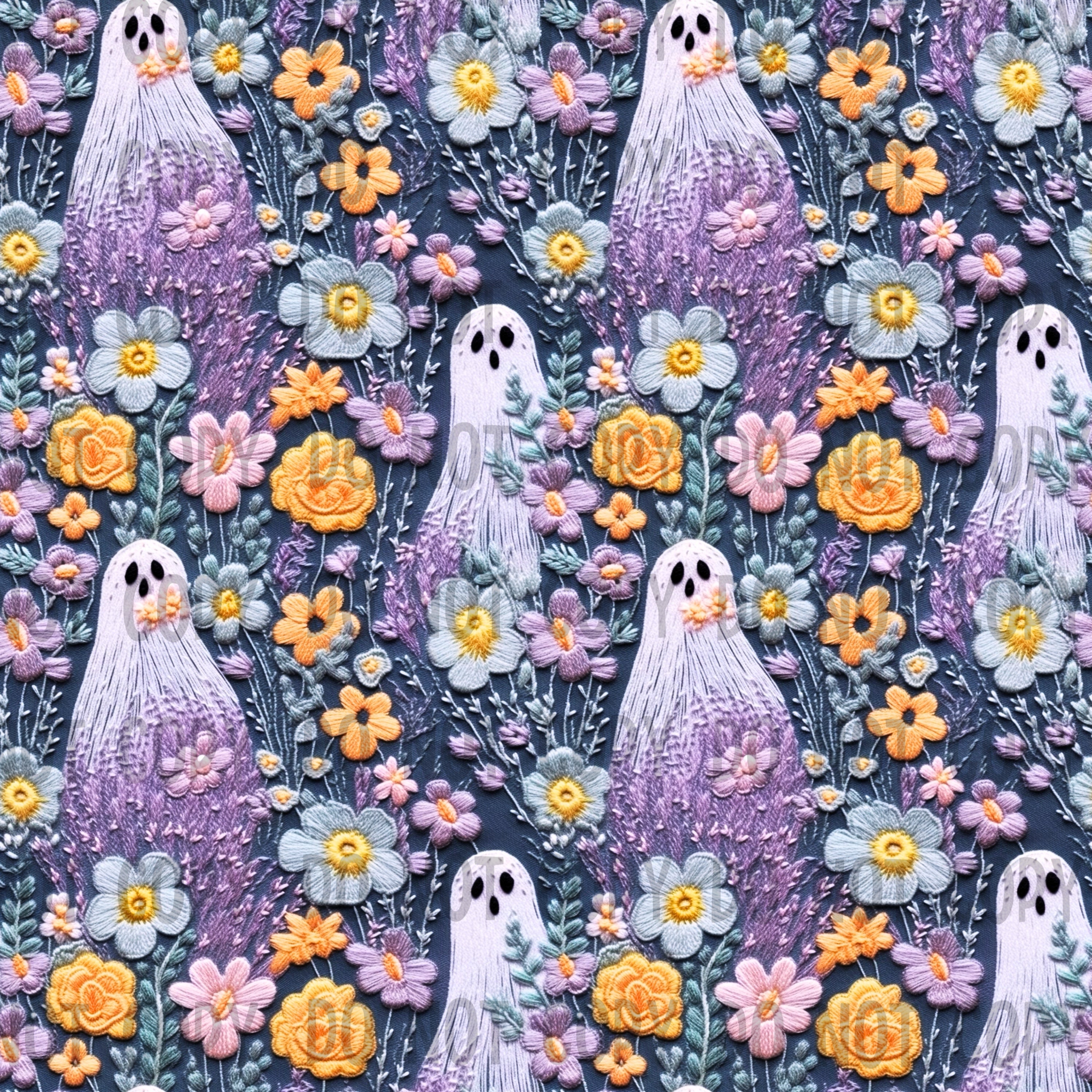 Ghostie embroidery
