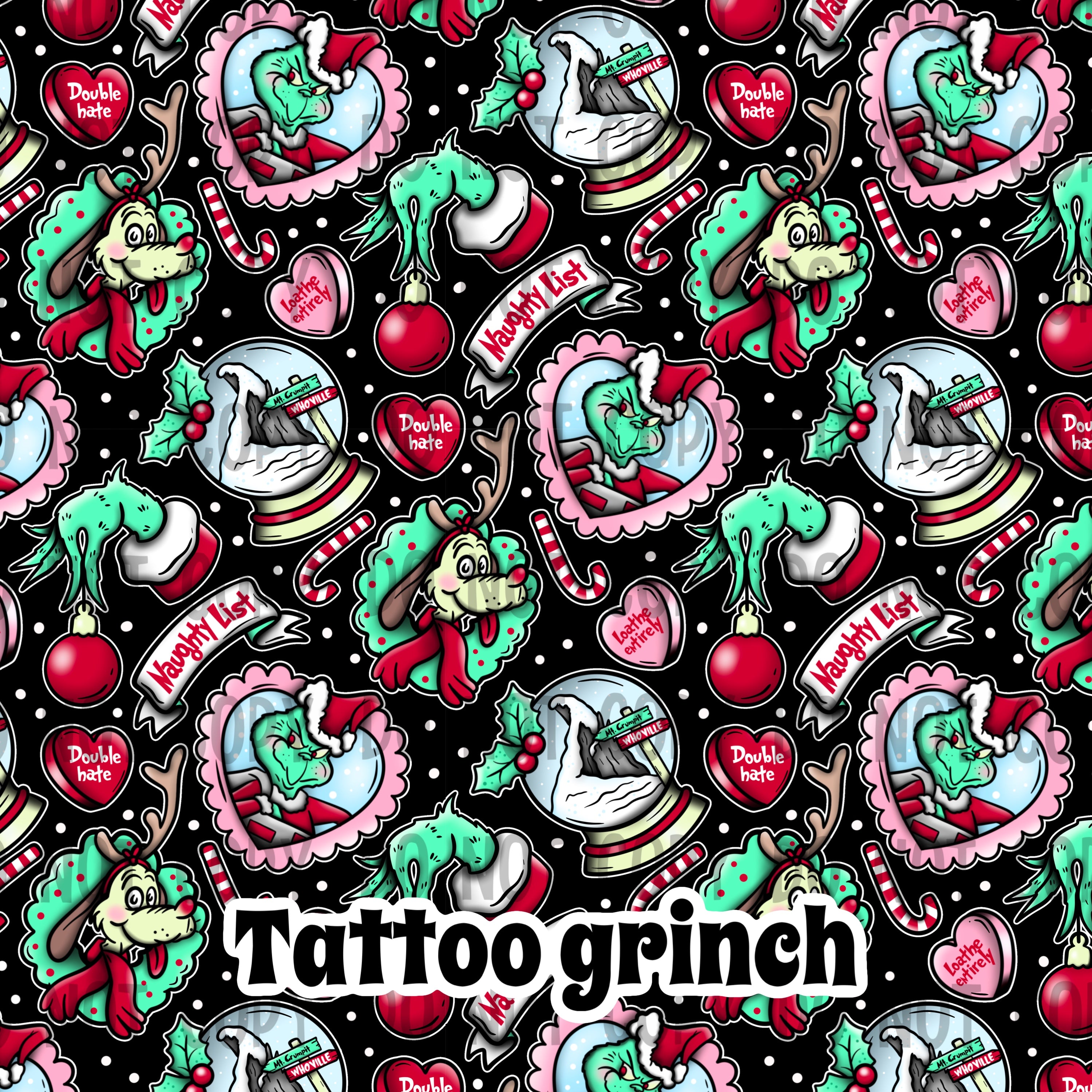 Tattoo grinch