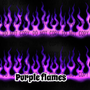 Purple flames