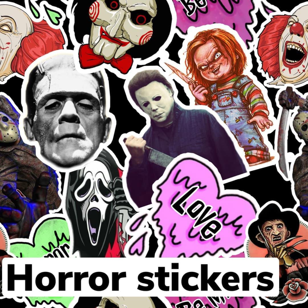 Horror stickers