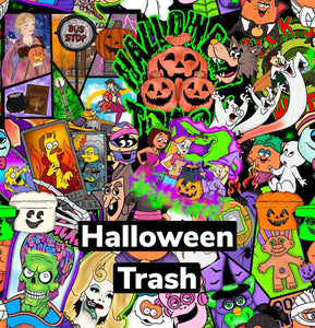 Halloween trash