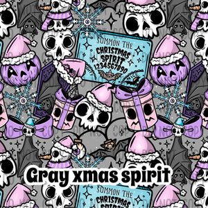 Gray Xmas spirit