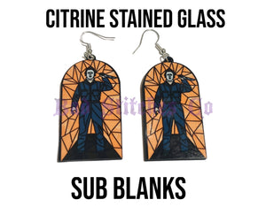 Citrine Stained Glass Blanks
