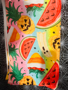 Spooky fruit towel