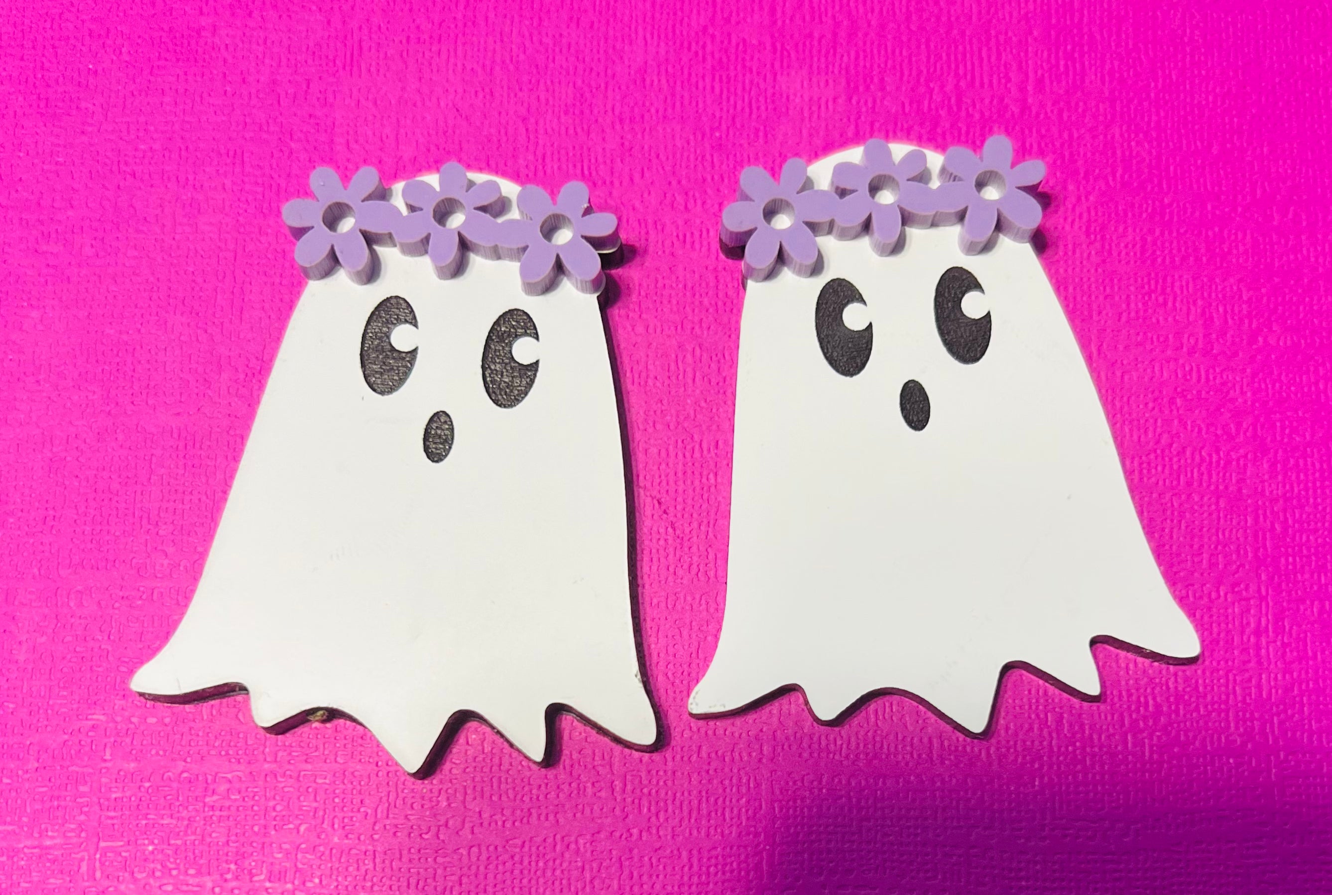 Purple Groovy ghouls clippies