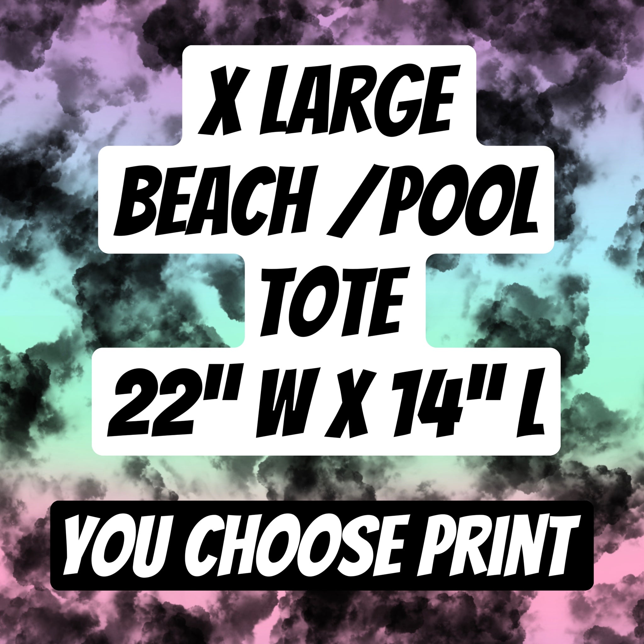 XLarge beach /pool tote bag