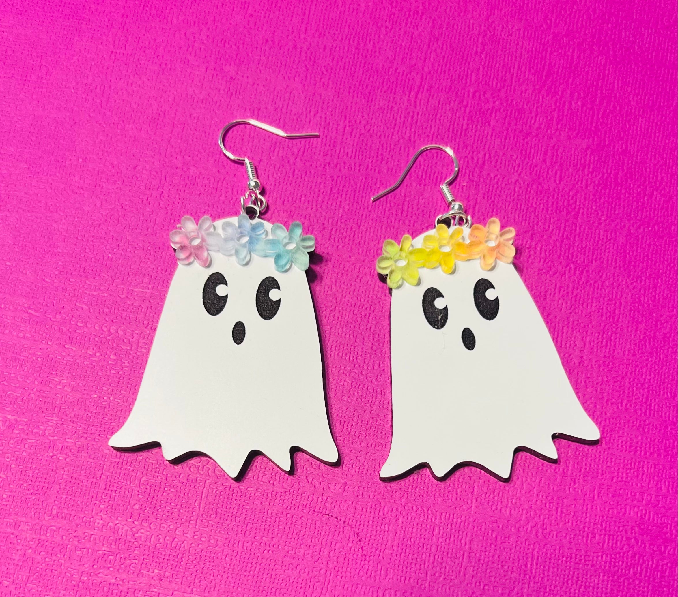 Rainbow Ghouls earrings
